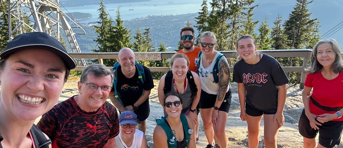 Group photo at the grouse grind