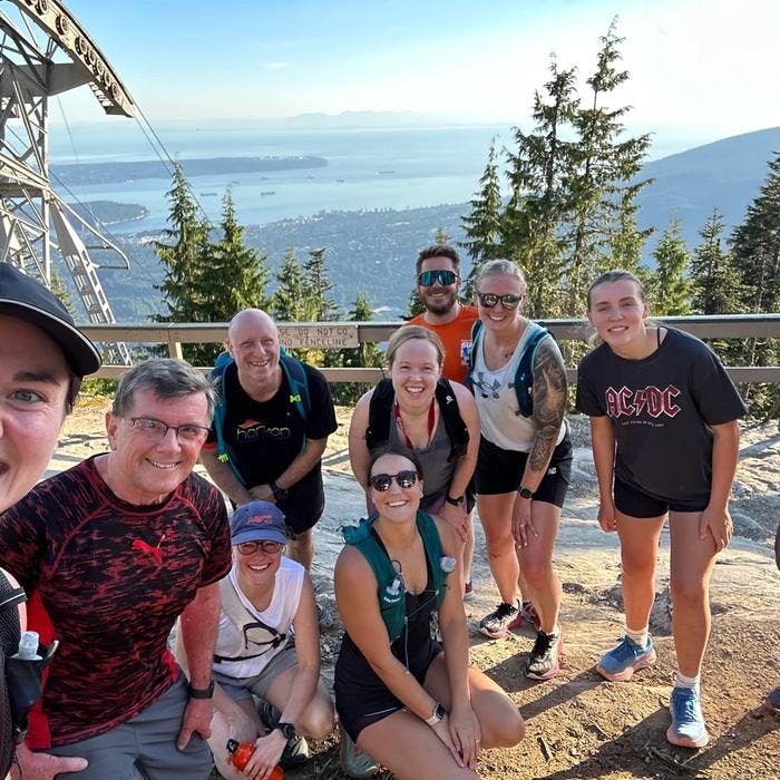Group photo at the grouse grind